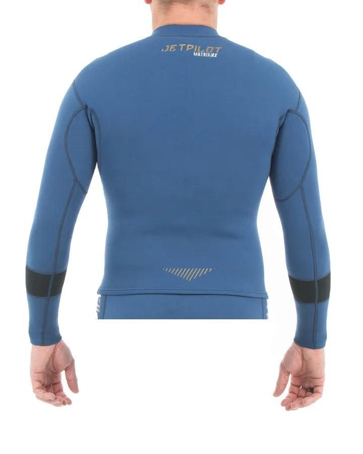 Jetpilot Rx Mens Race Jacket - Navy/Gold