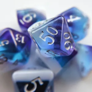 June Pearl Birthday – 7 Piece Dice Set