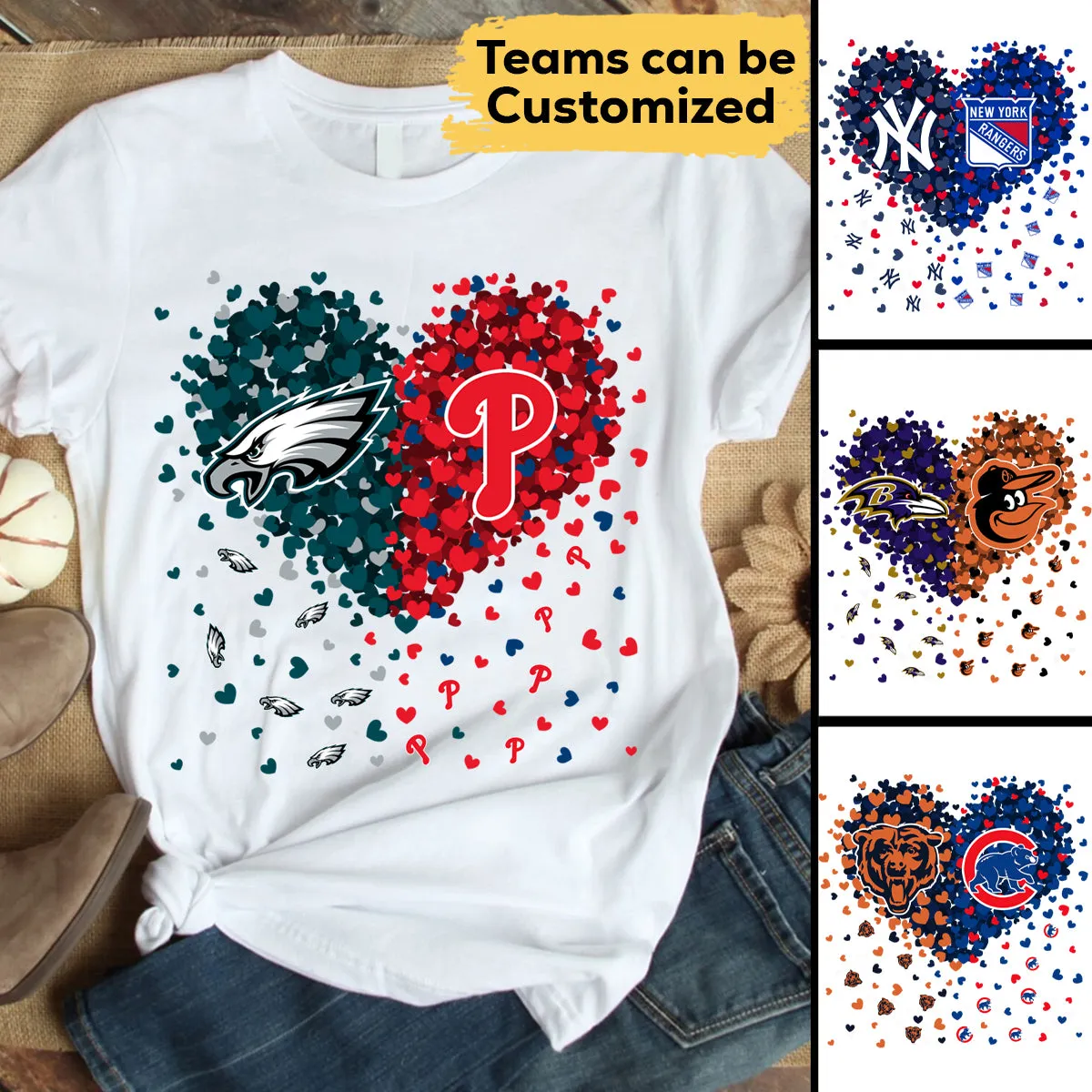 Just A Girl Loves Her Teams - Customized Shirt (clt)