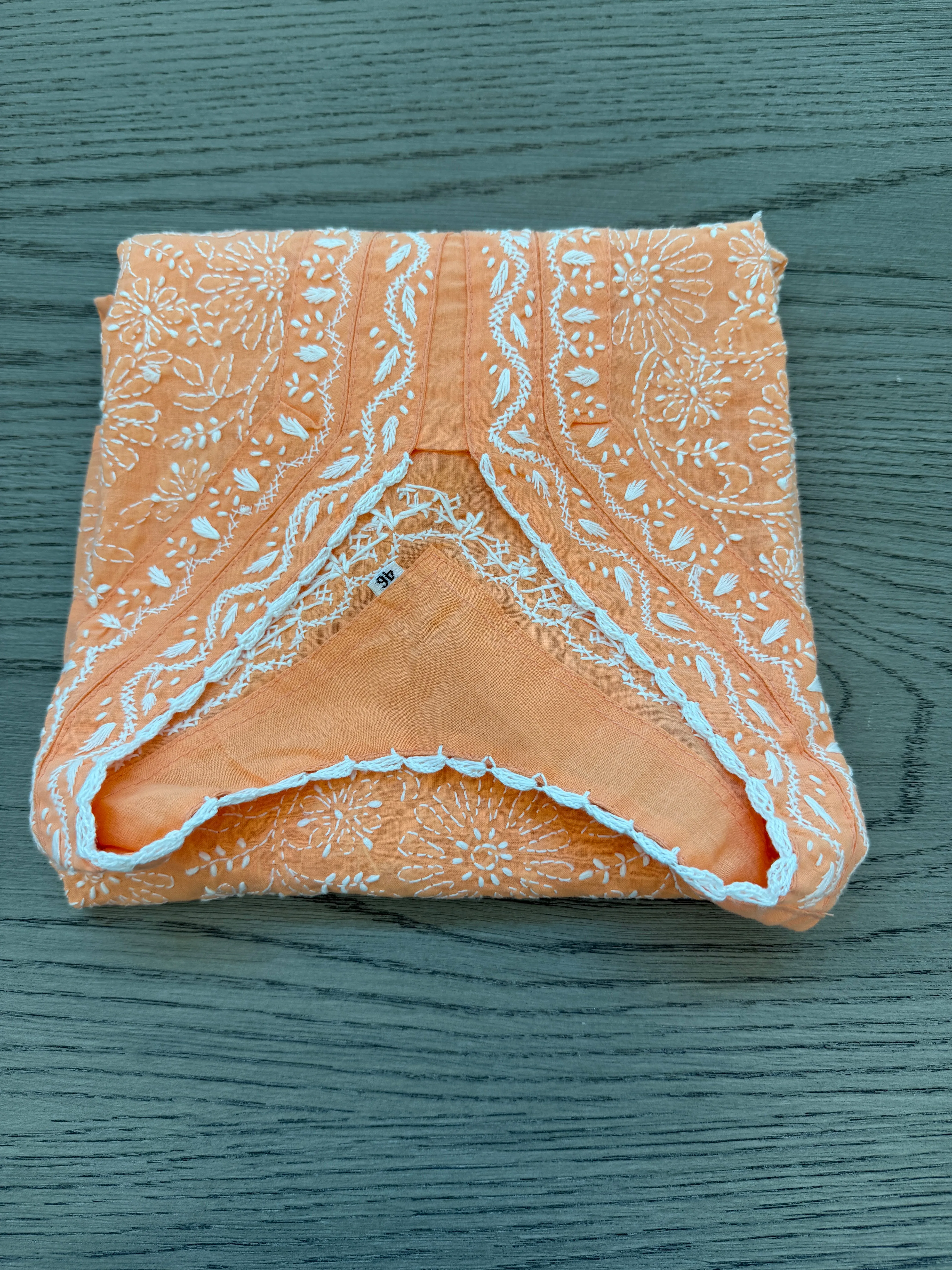 Kamali Peach Chikankari Kurta -  Add a "Peach" of Elegance to Your Summer Wardrobe! 🍑