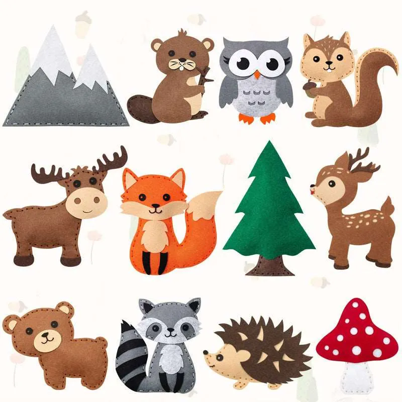 Kids DIY Felt Sewing & Craft Sets