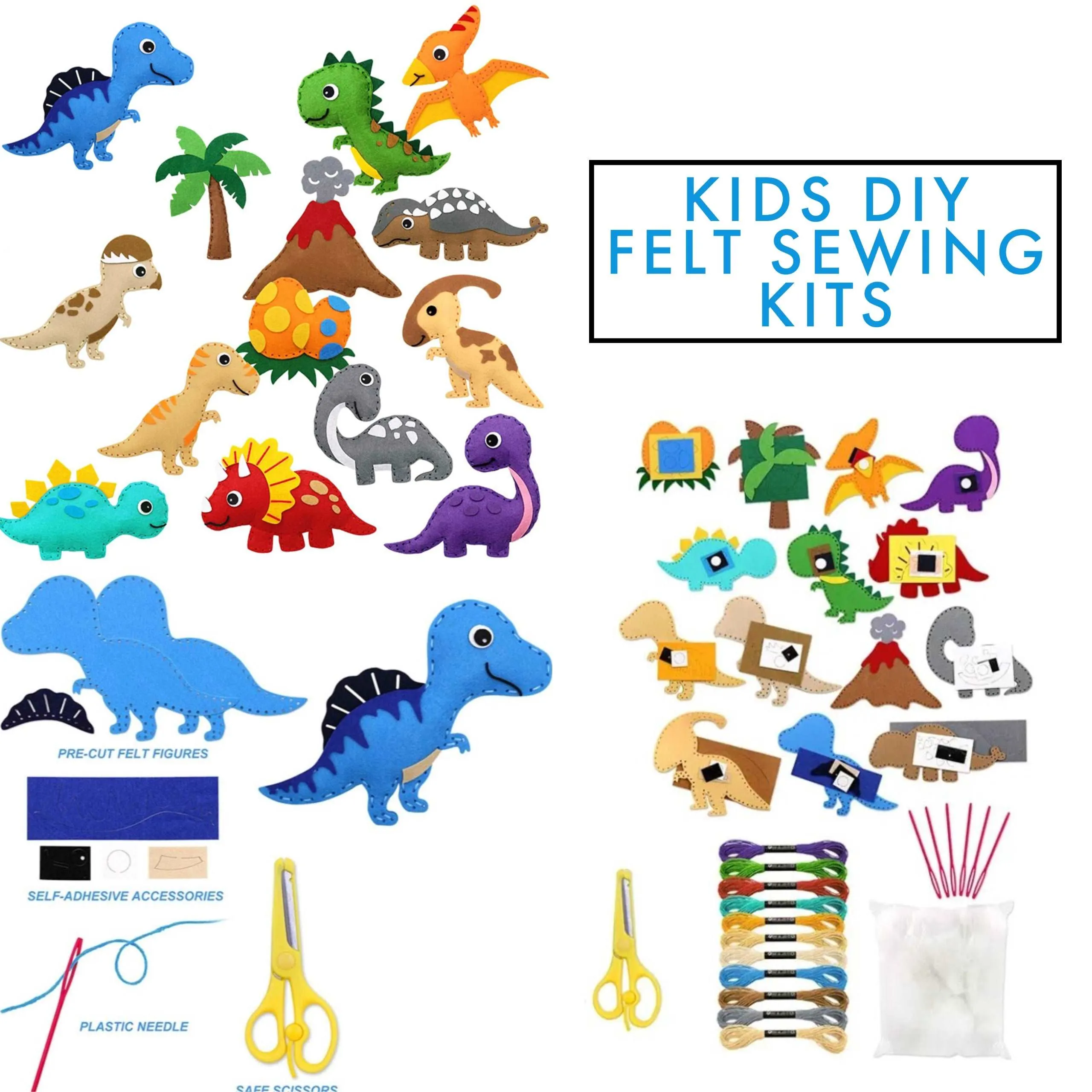 Kids DIY Felt Sewing & Craft Sets