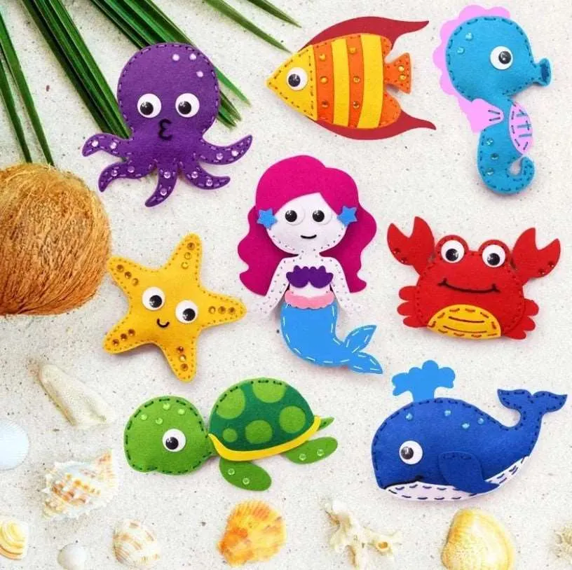 Kids DIY Felt Sewing & Craft Sets