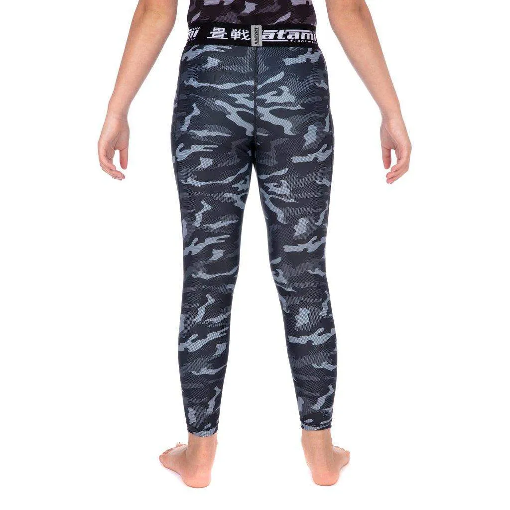 Kids Rival Black & Camo Grappling Spats