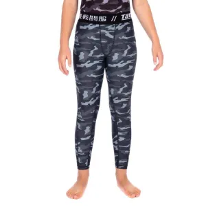Kids Rival Black & Camo Grappling Spats