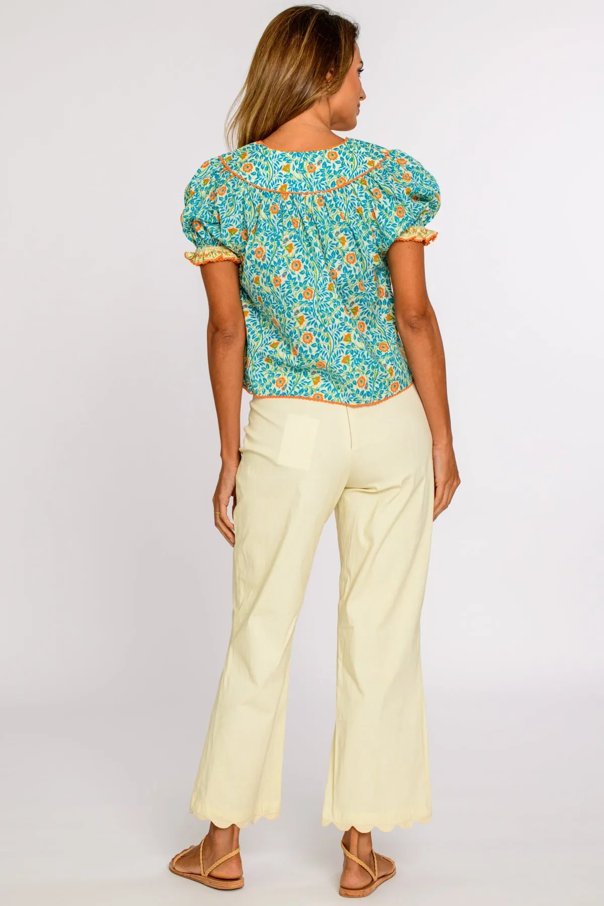 Kiki Top in Garden Trellis by Elizabeth James