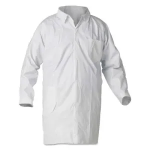 Kimberly-Clark Professional KleenGuard A40 Liquid & Particle Protection Lab Coats, 2XL, Chest & Hip Pocket, 44455