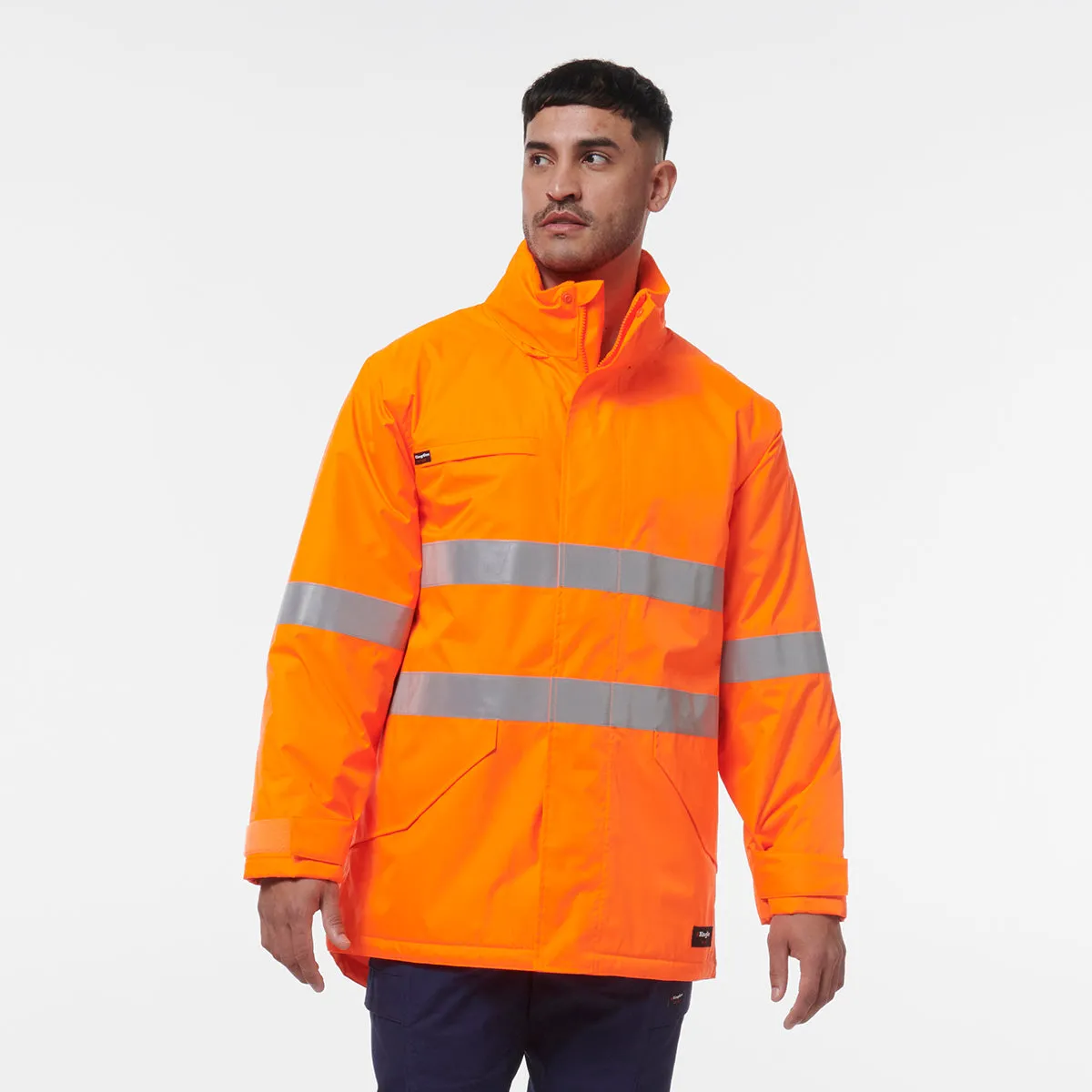 KingGee Men's Reflective Insulated Jacket - Orange