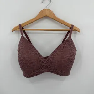 Knix Lace WingWoman Contour Bra Size 8  Dark Mauve