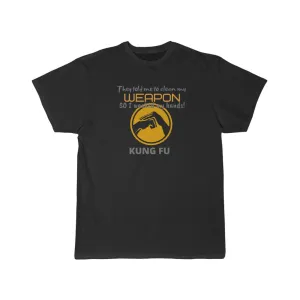 Kung Fu Clean your weapon Short Sleeve T-Shirt
