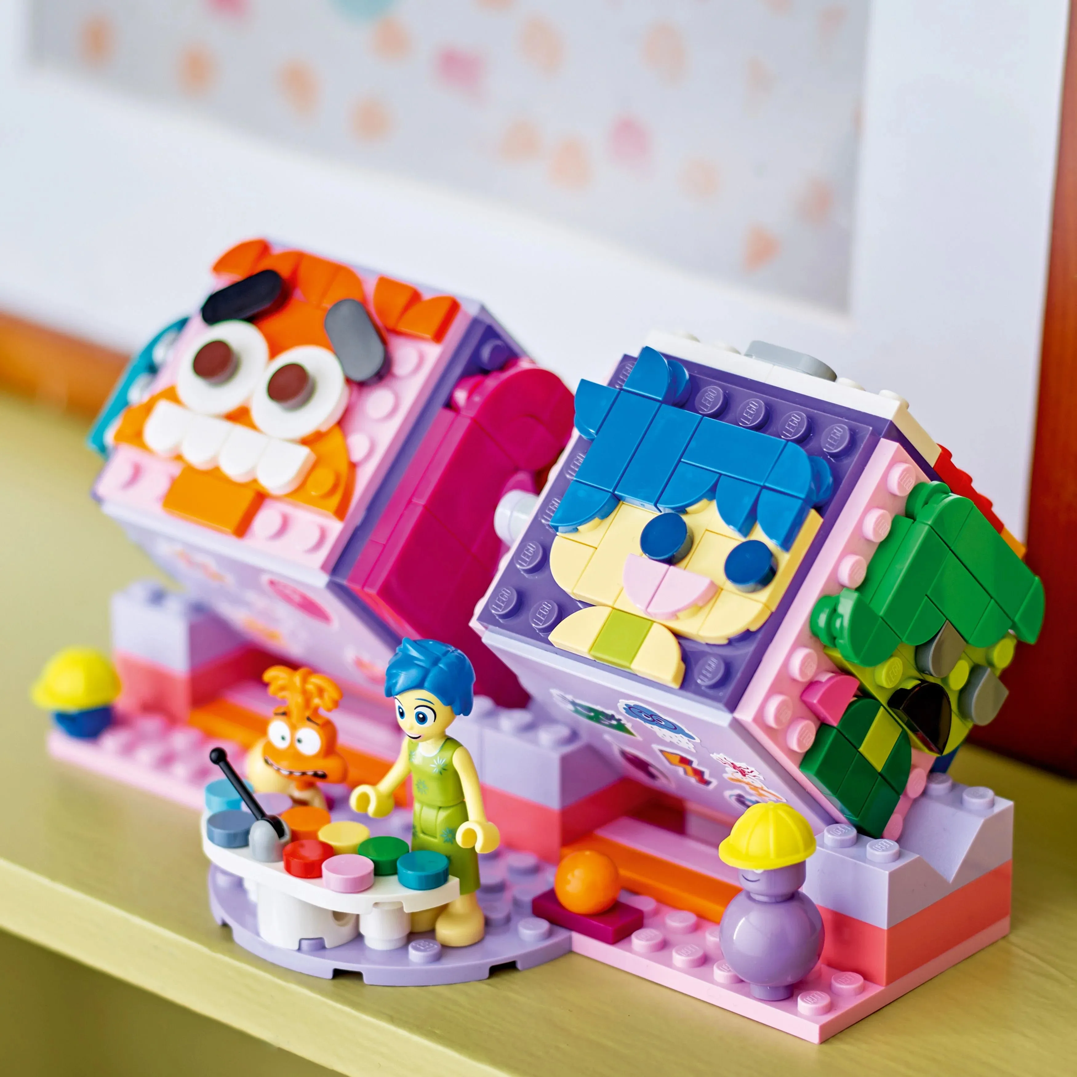 LEGO® ǀ Disney Inside Out 2 Mood Cubes from Pixar, Kids’ Building Kit with Joy and Anxiety 43248
