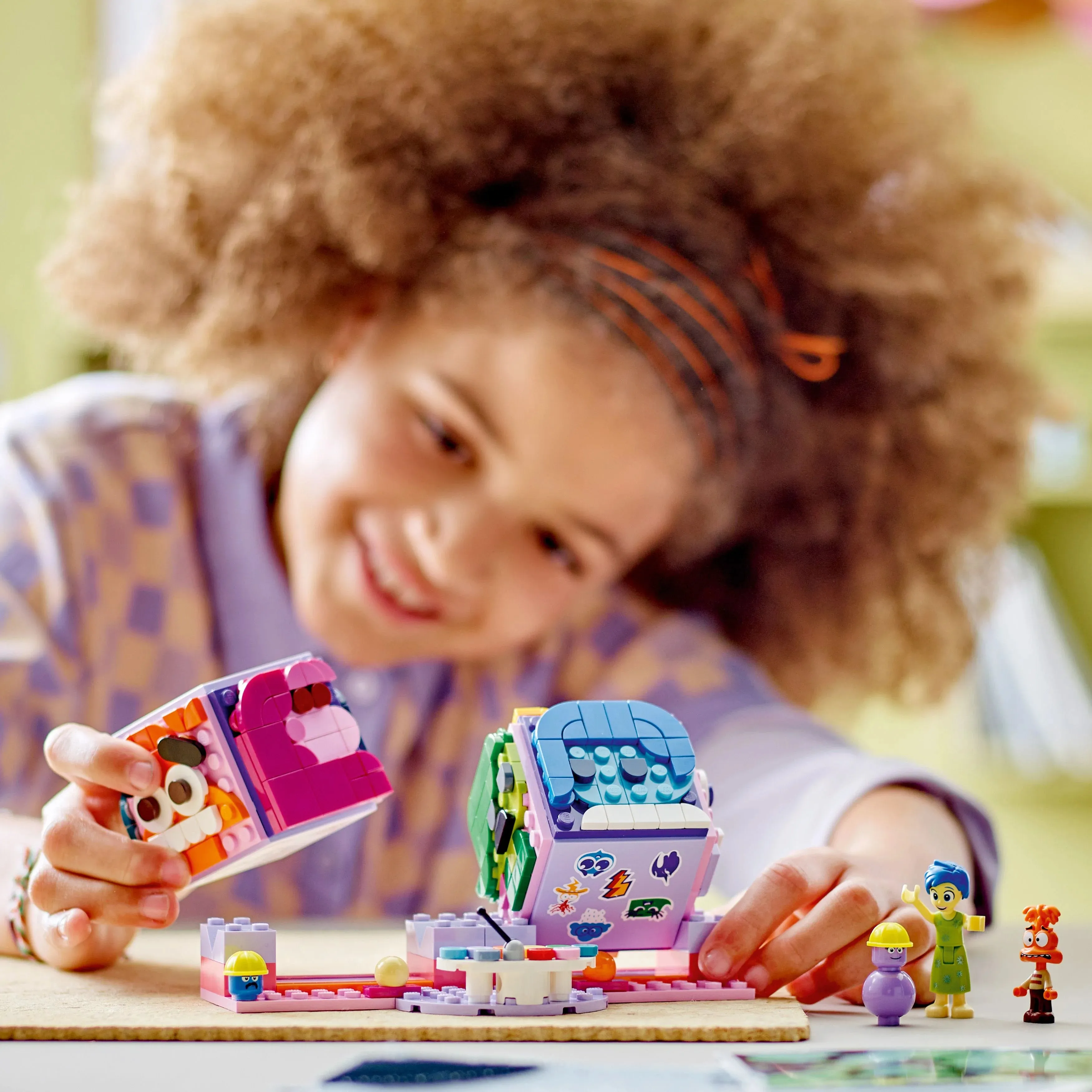LEGO® ǀ Disney Inside Out 2 Mood Cubes from Pixar, Kids’ Building Kit with Joy and Anxiety 43248