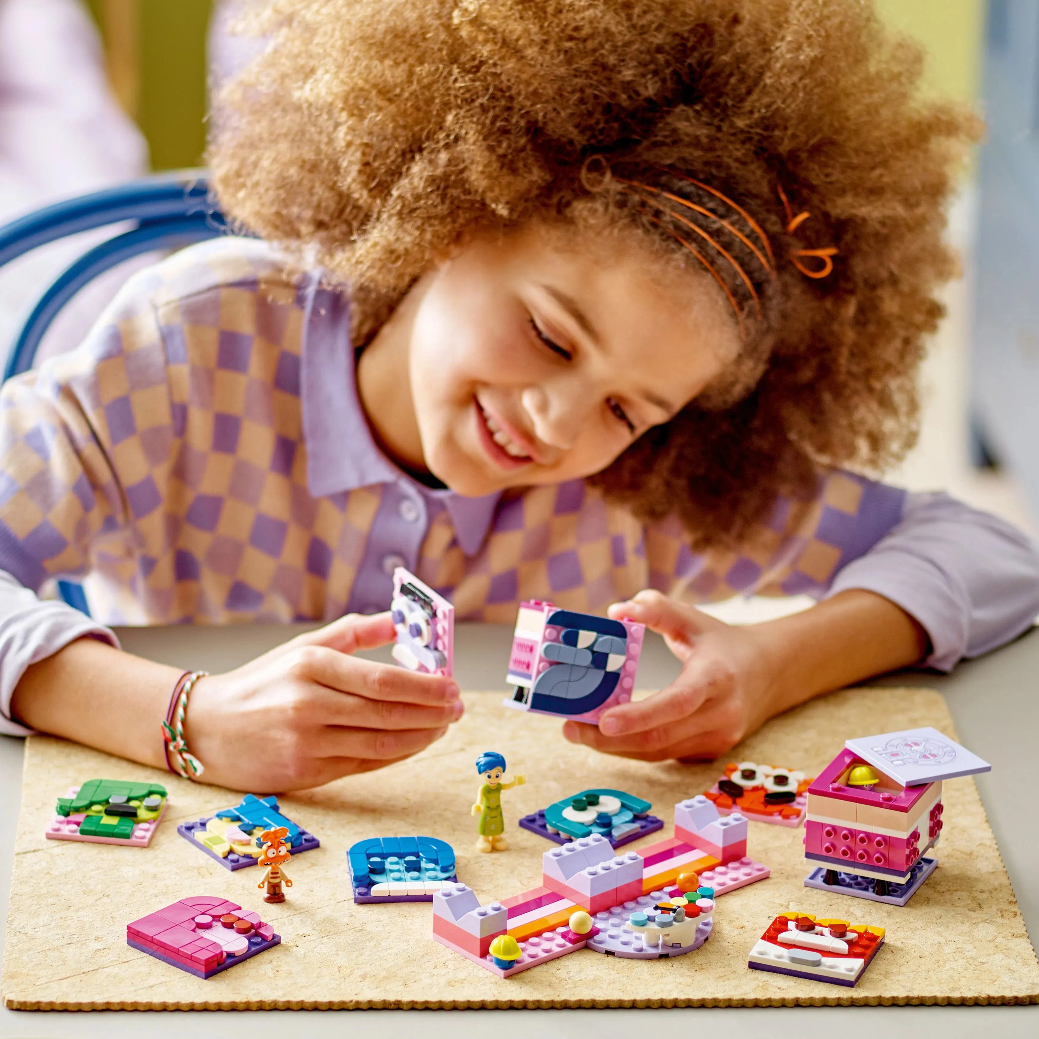 LEGO® ǀ Disney Inside Out 2 Mood Cubes from Pixar, Kids’ Building Kit with Joy and Anxiety 43248
