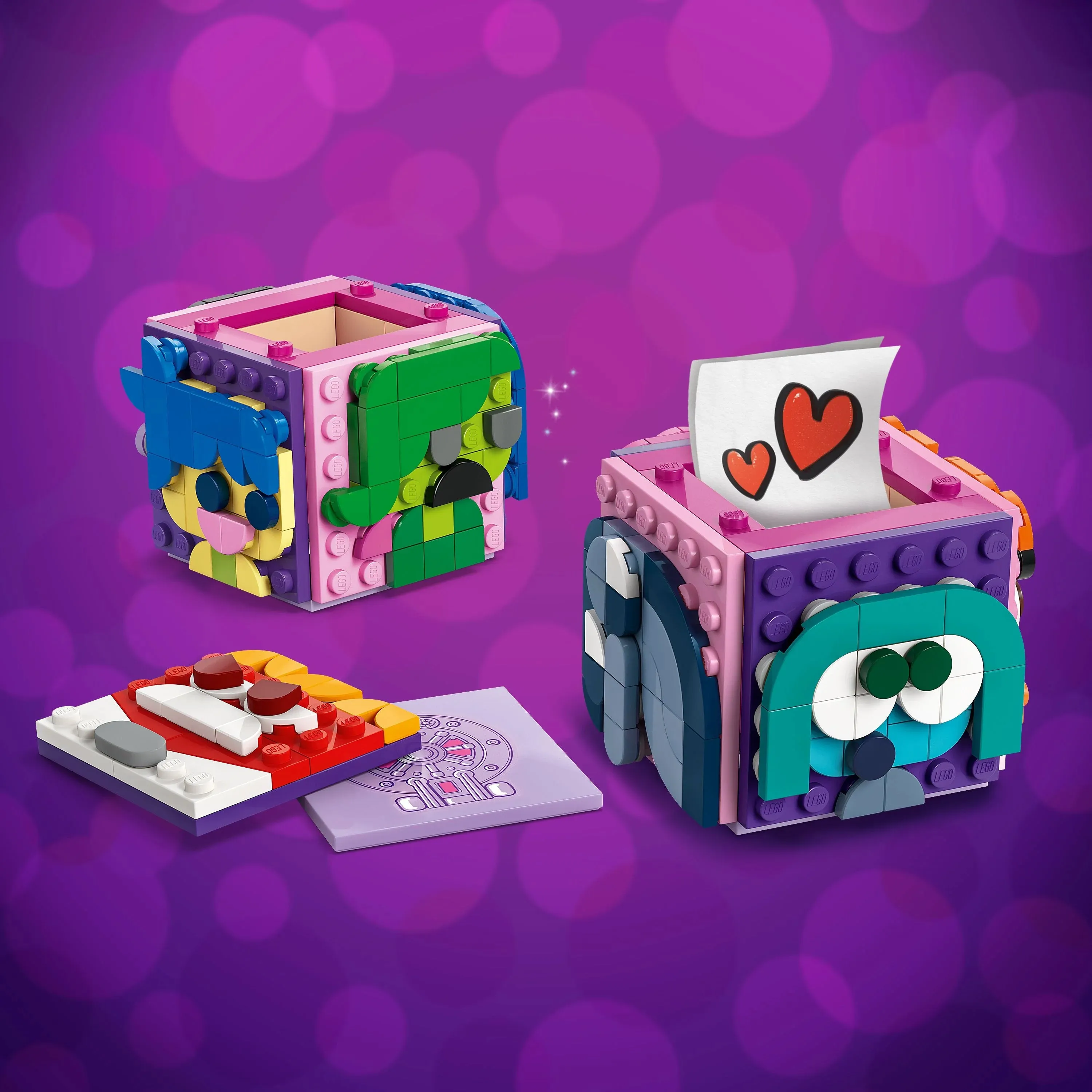 LEGO® ǀ Disney Inside Out 2 Mood Cubes from Pixar, Kids’ Building Kit with Joy and Anxiety 43248