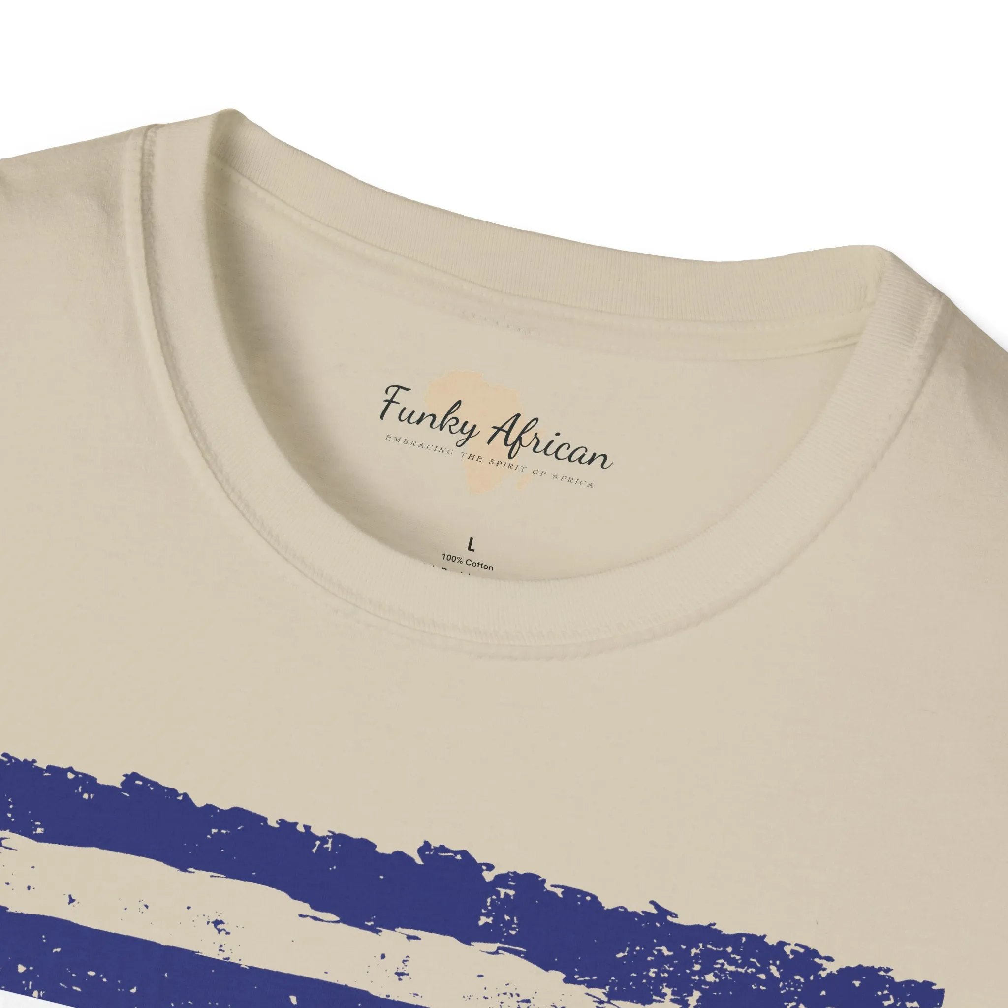 Lesotho strip unisex softstyle tee