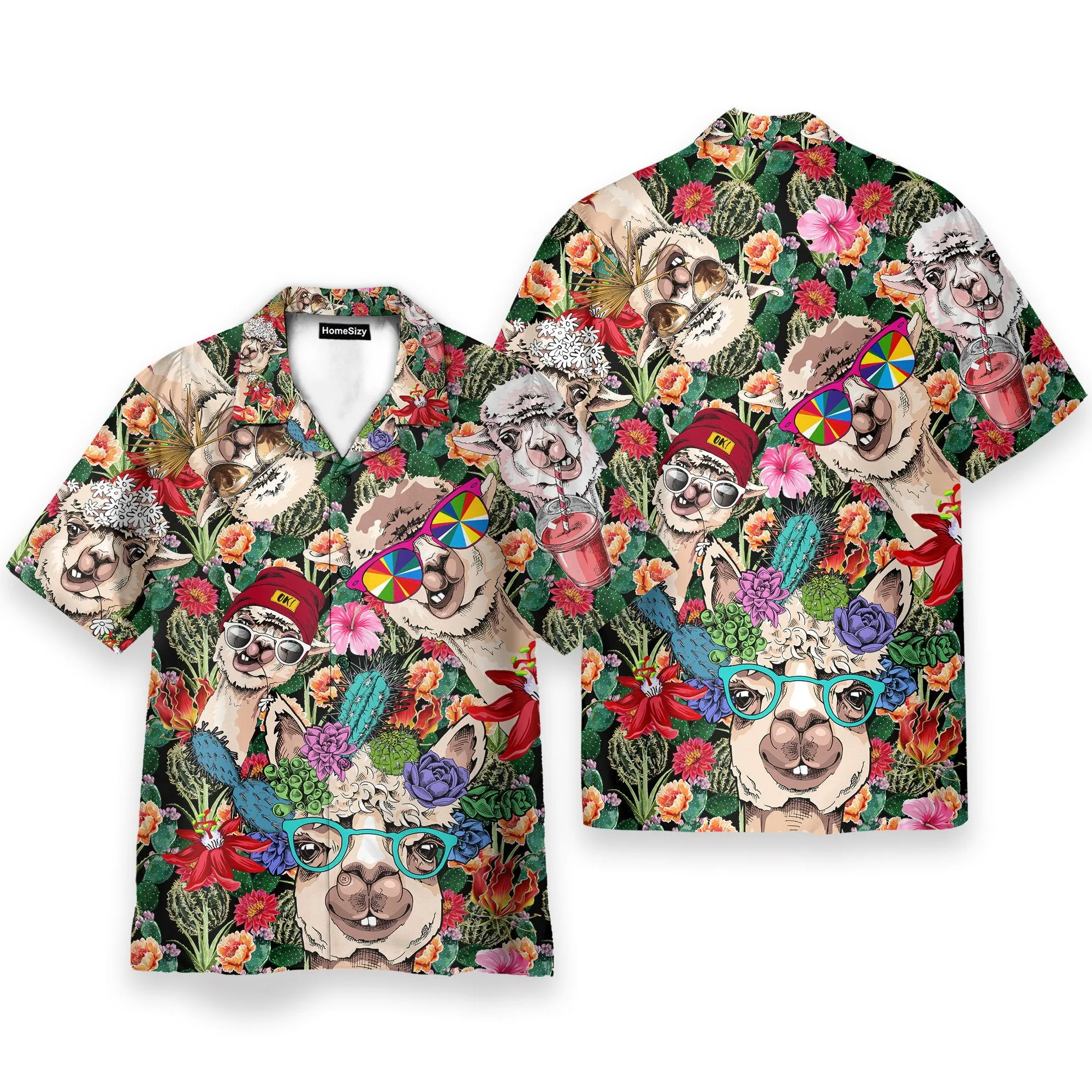 Llama Hawaiian Shirts KLZ1072160Lb
