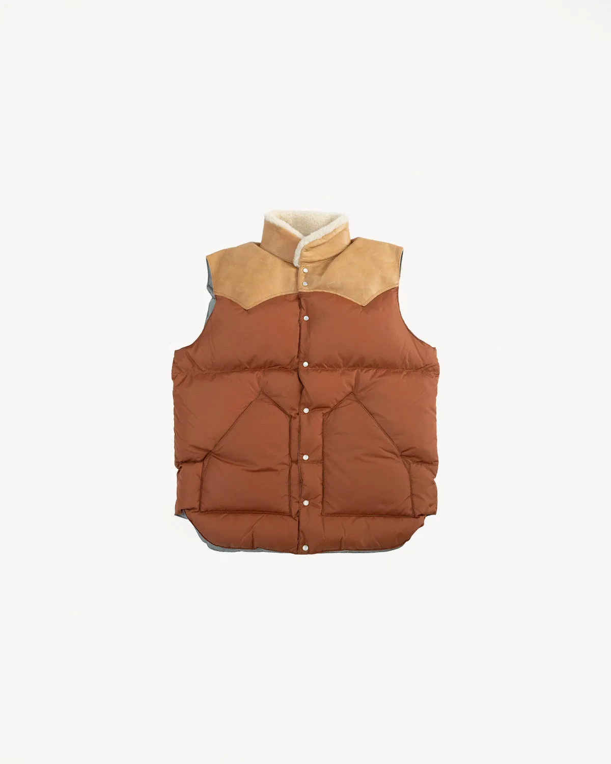 Lot 2222 - Rocky Mountain x Warehouse Nylon Christy Vest - Brown