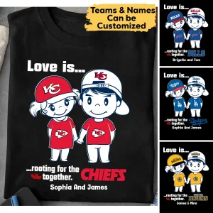 Love is Rooting For Together Shirt - Customized Shirt (version 2)