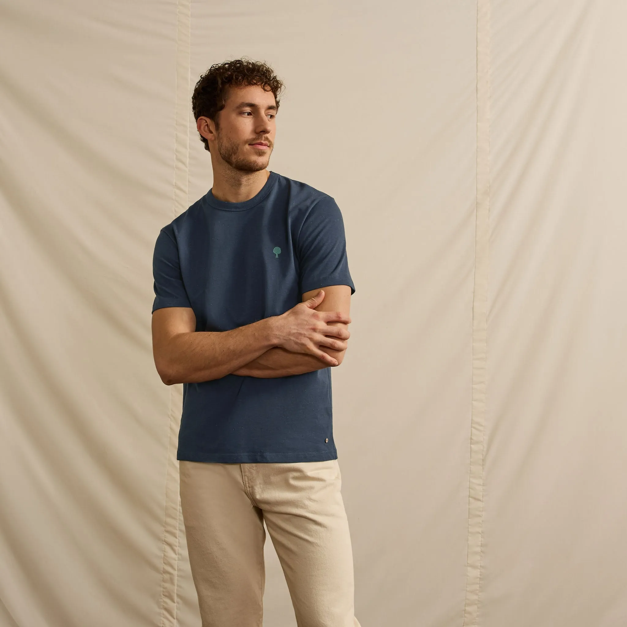 LUGNY T-SHIRT COTTON - NAVY