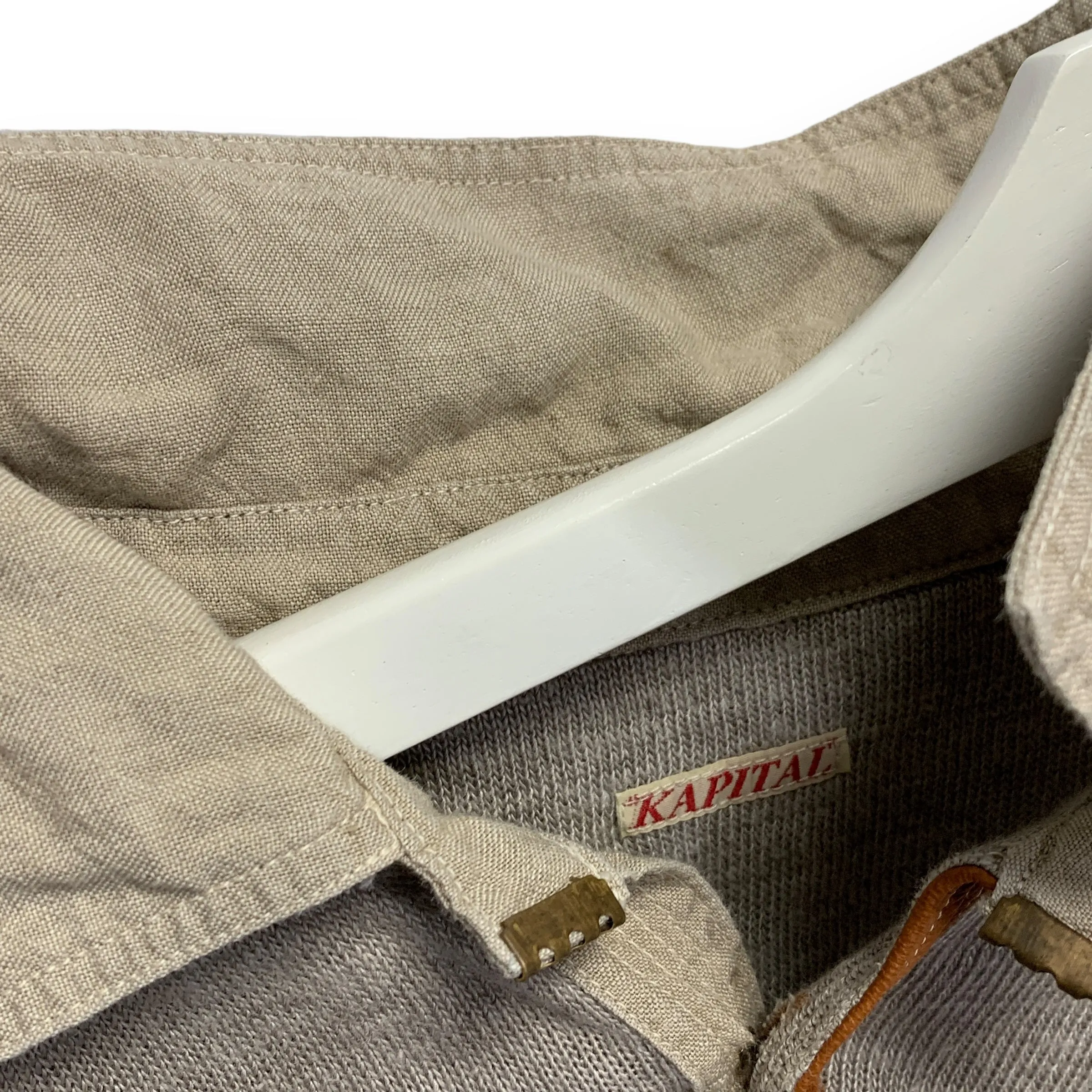 [M] Kapital Linen Knit Polo Shirt