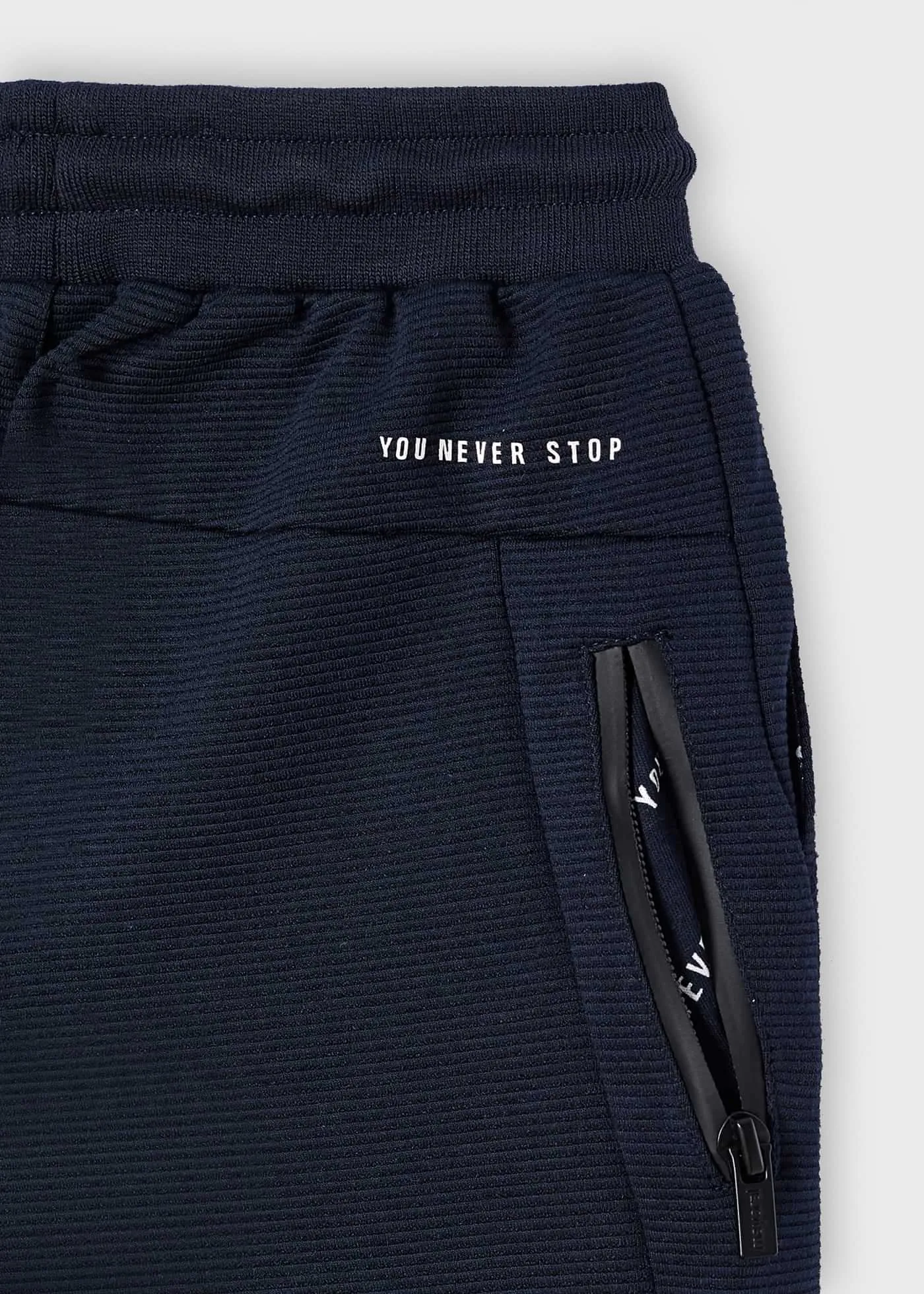 Mayoral Ribbed Navy Tracksuit