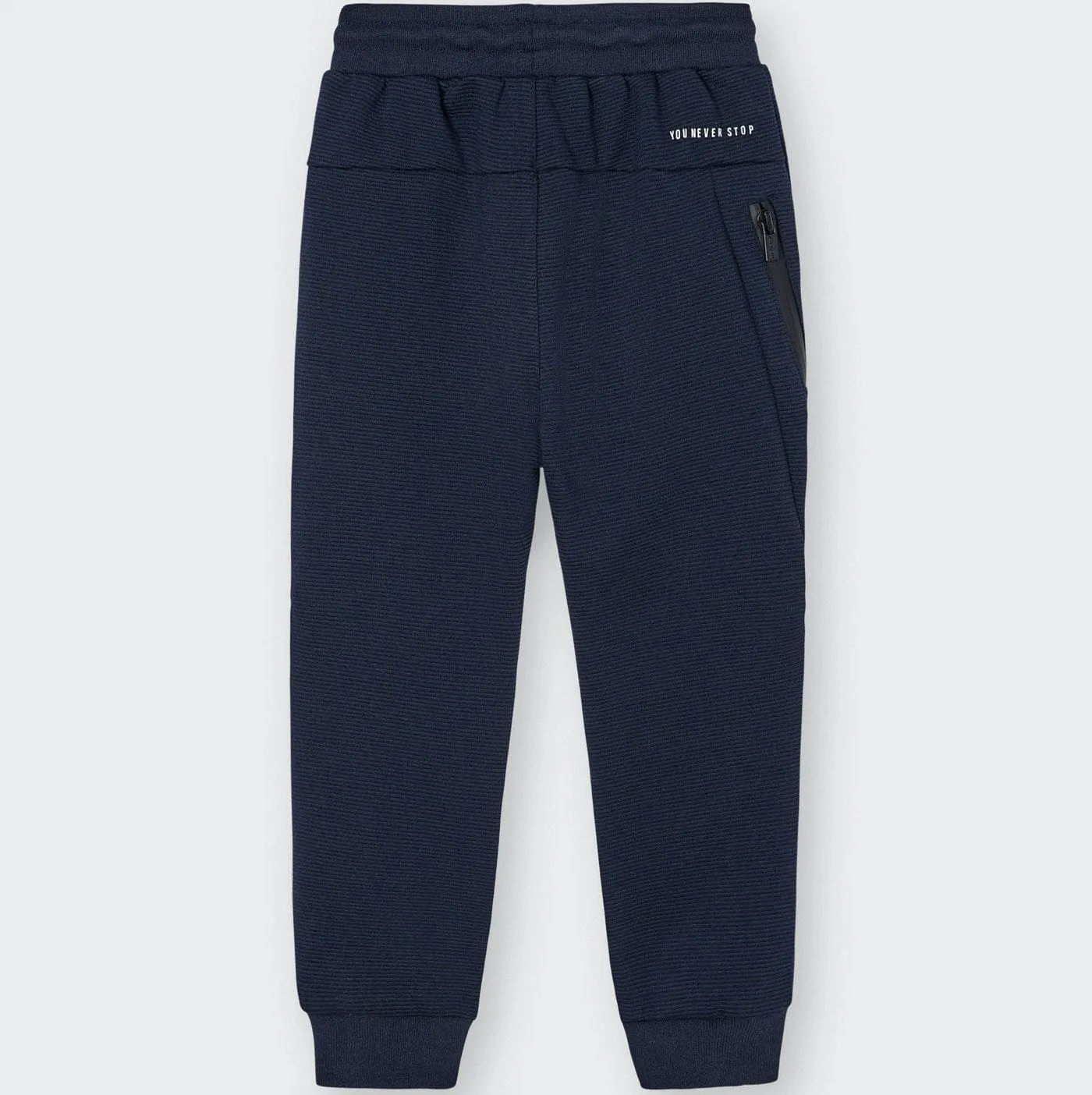 Mayoral Ribbed Navy Tracksuit