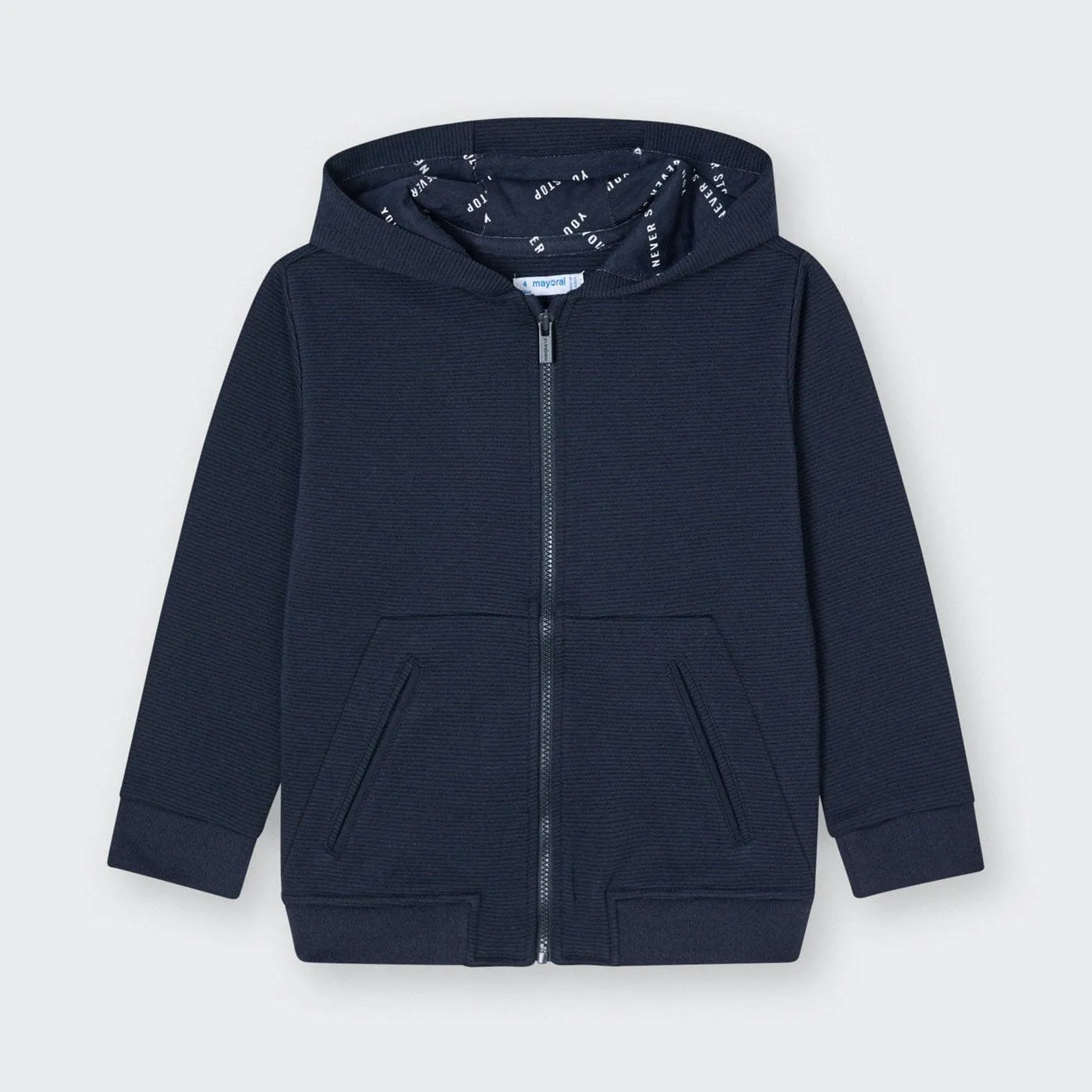 Mayoral Ribbed Navy Tracksuit