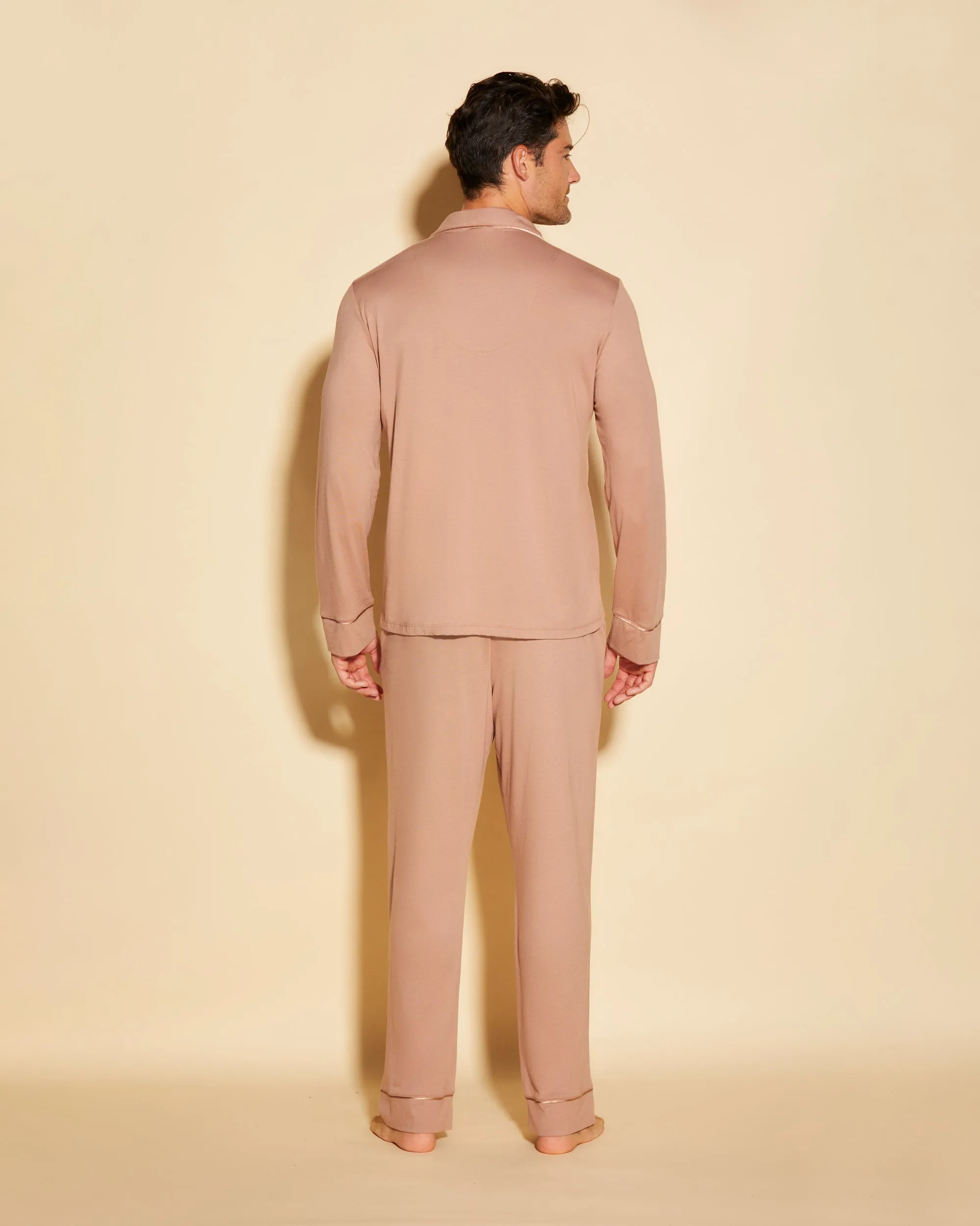Men's Classic Long Sleeve Top & Pant Pajama Set