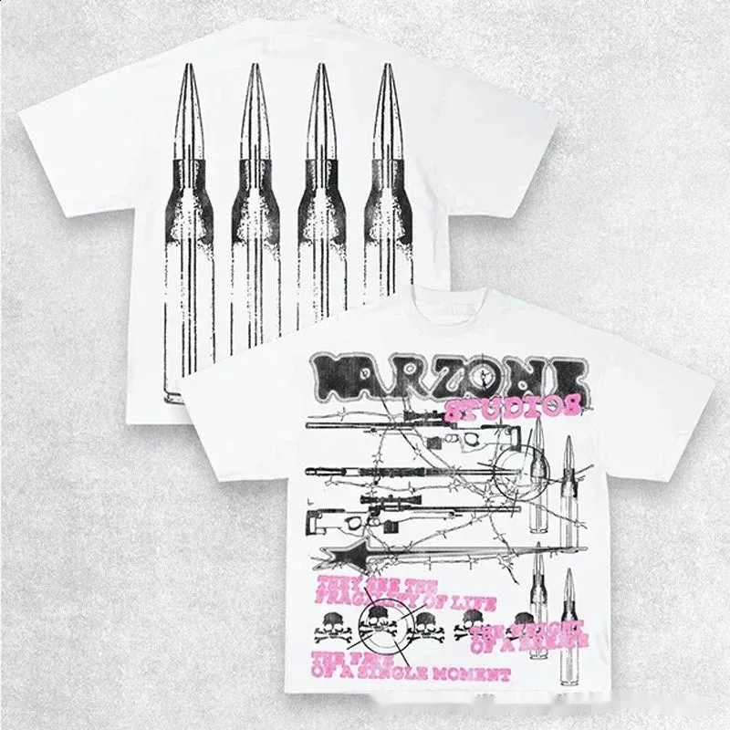 Men's Cotton Oversize Hip-Hop T-Shirts.