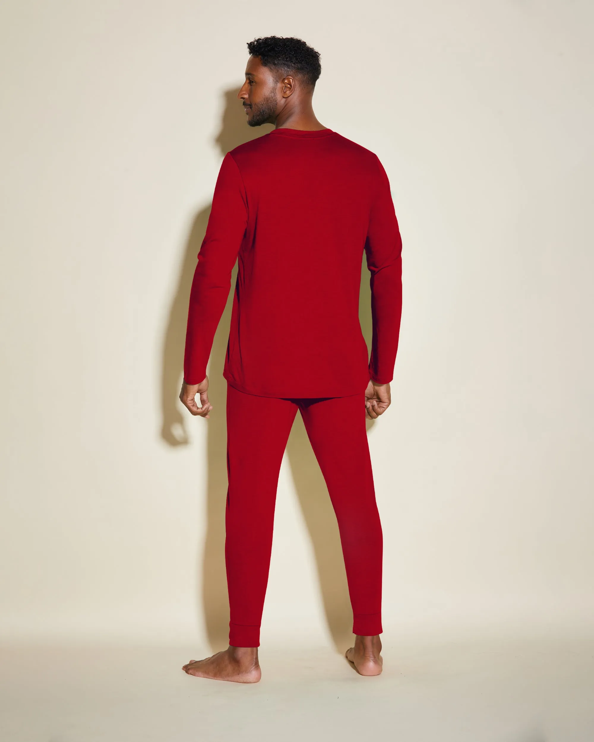 Men's Henley & Jogger Pajama Set