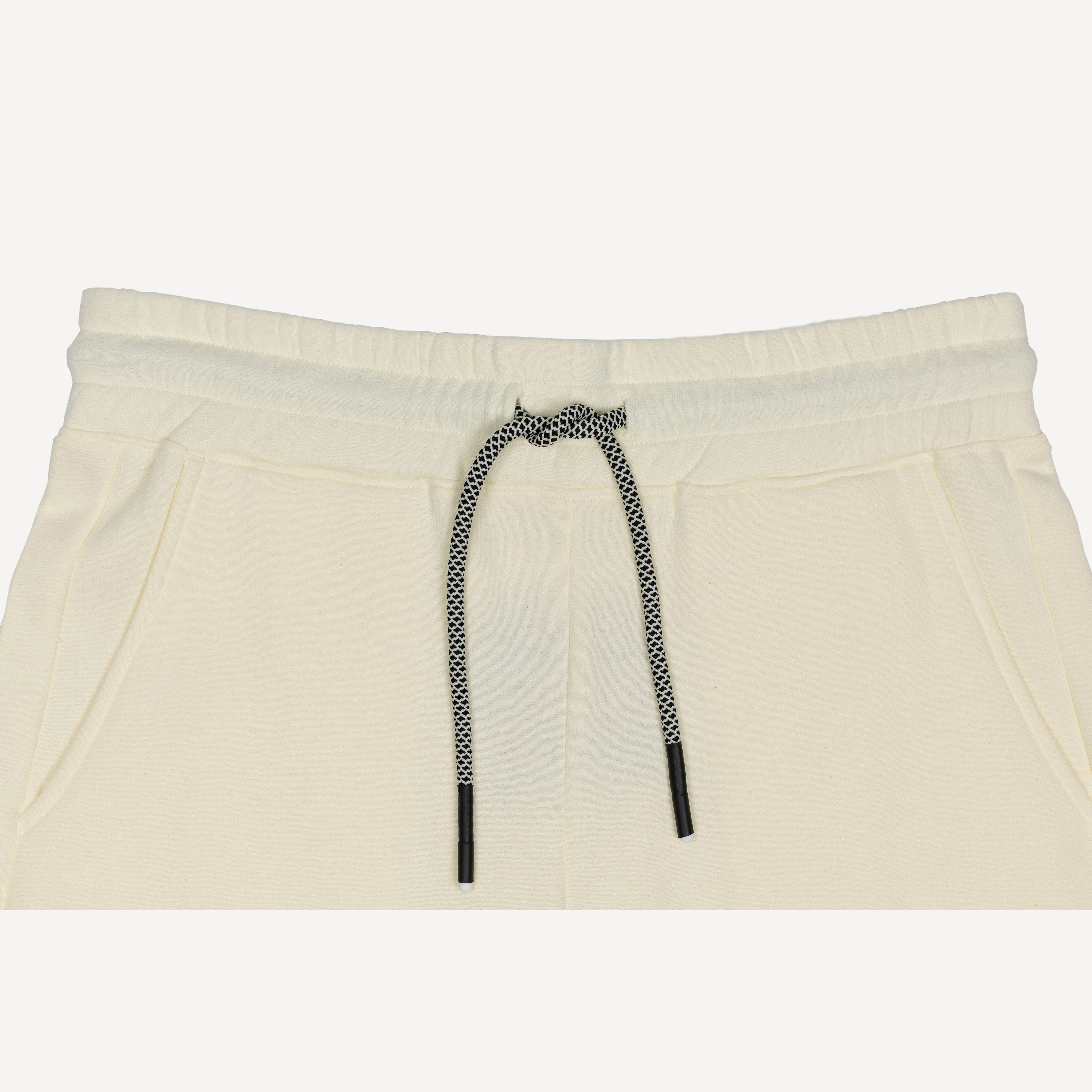 Mens Raw Edge Fleece Shorts - Sugar Swizzle