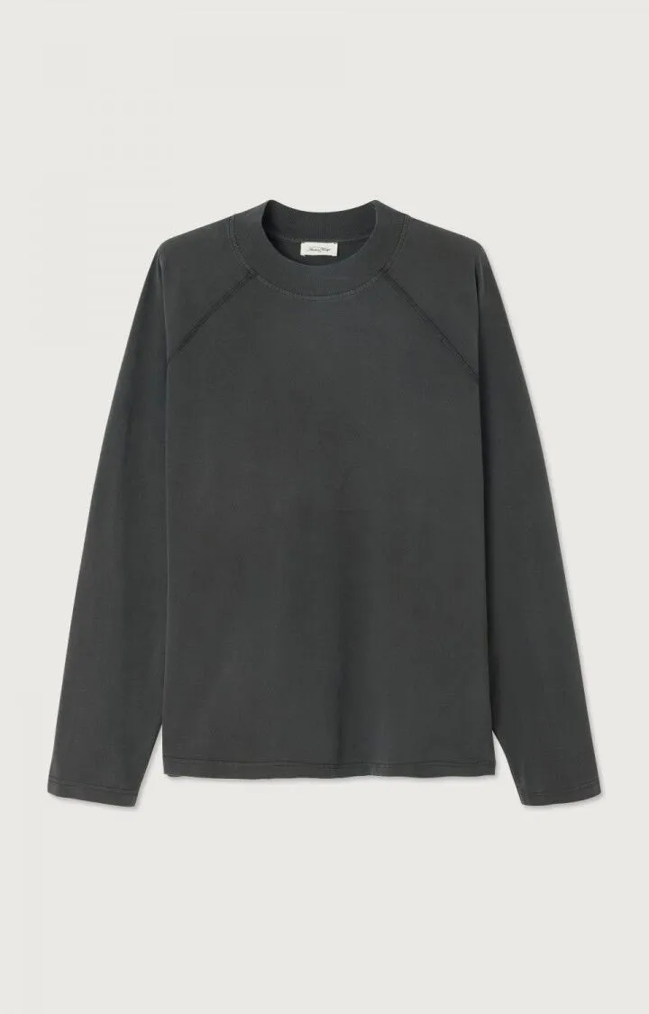 MEN'S T-SHIRT LS FAZY - VINTAGE CARBONE