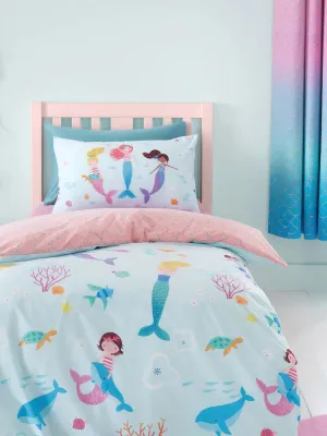 Mermaid Duvet Cover Set | Blue
