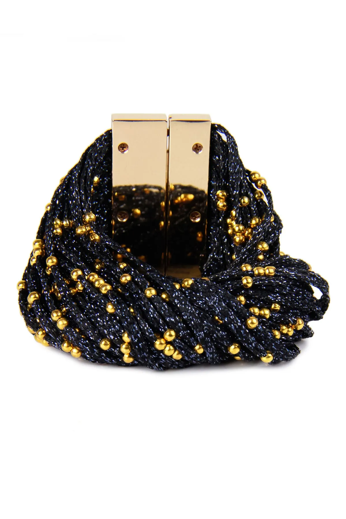 Metallic Cord Bracelet with Go