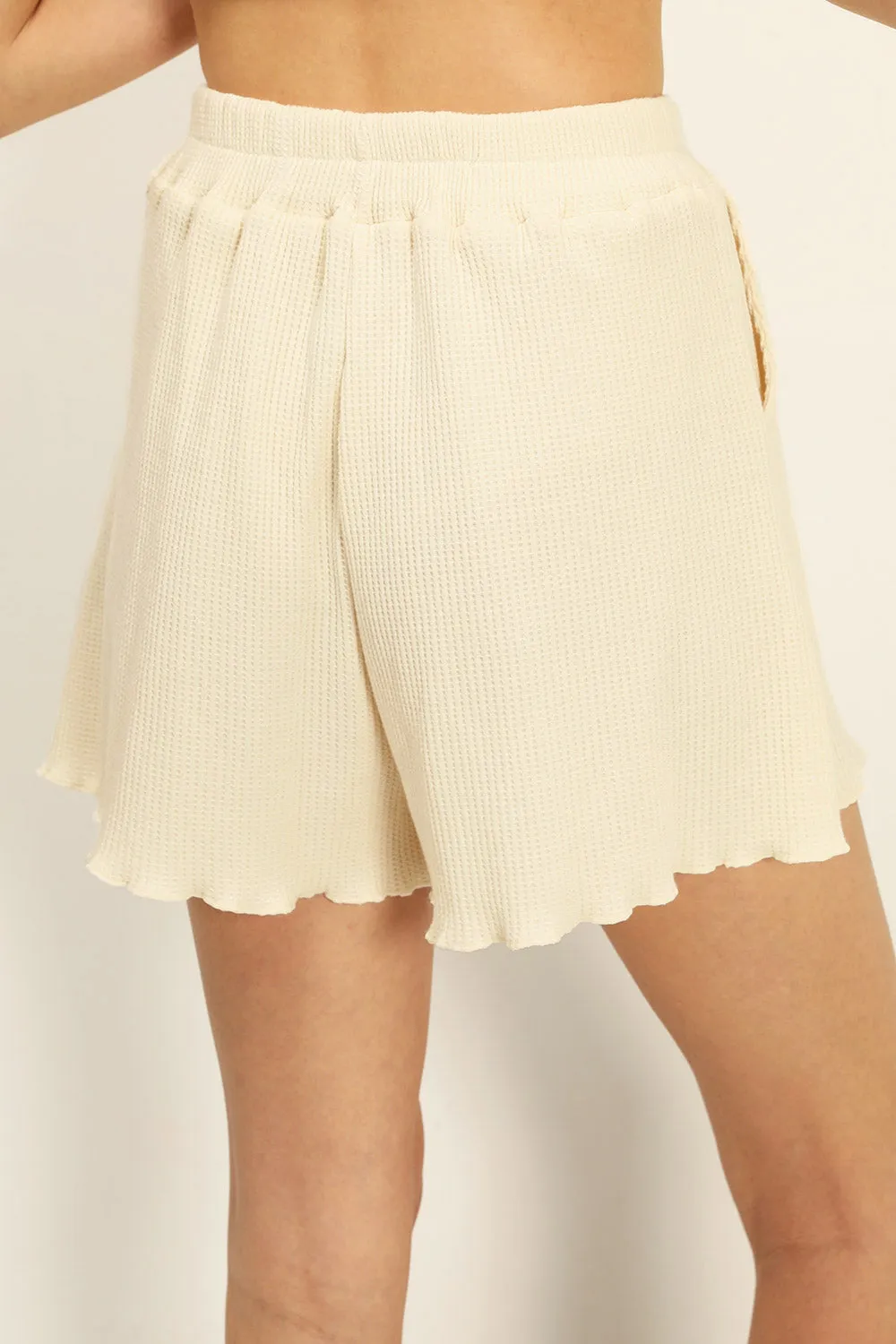 Millie Open Collar Top And Shorts Set
