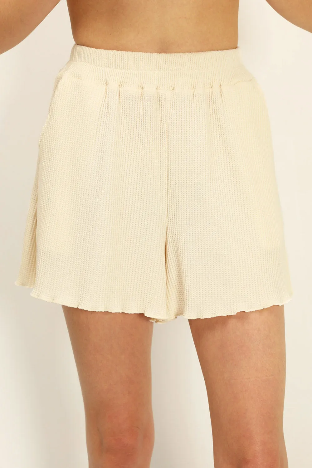 Millie Open Collar Top And Shorts Set