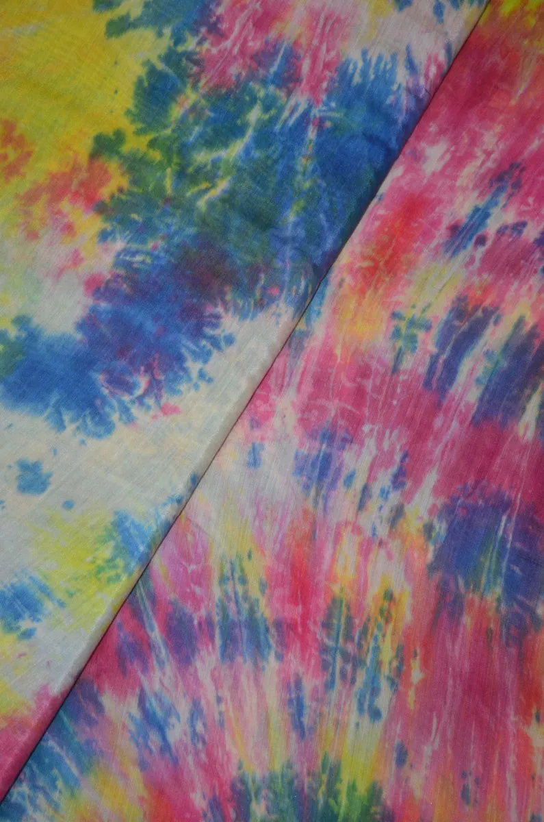 Modal Soft Muslin Tie And Dye Kurta Set