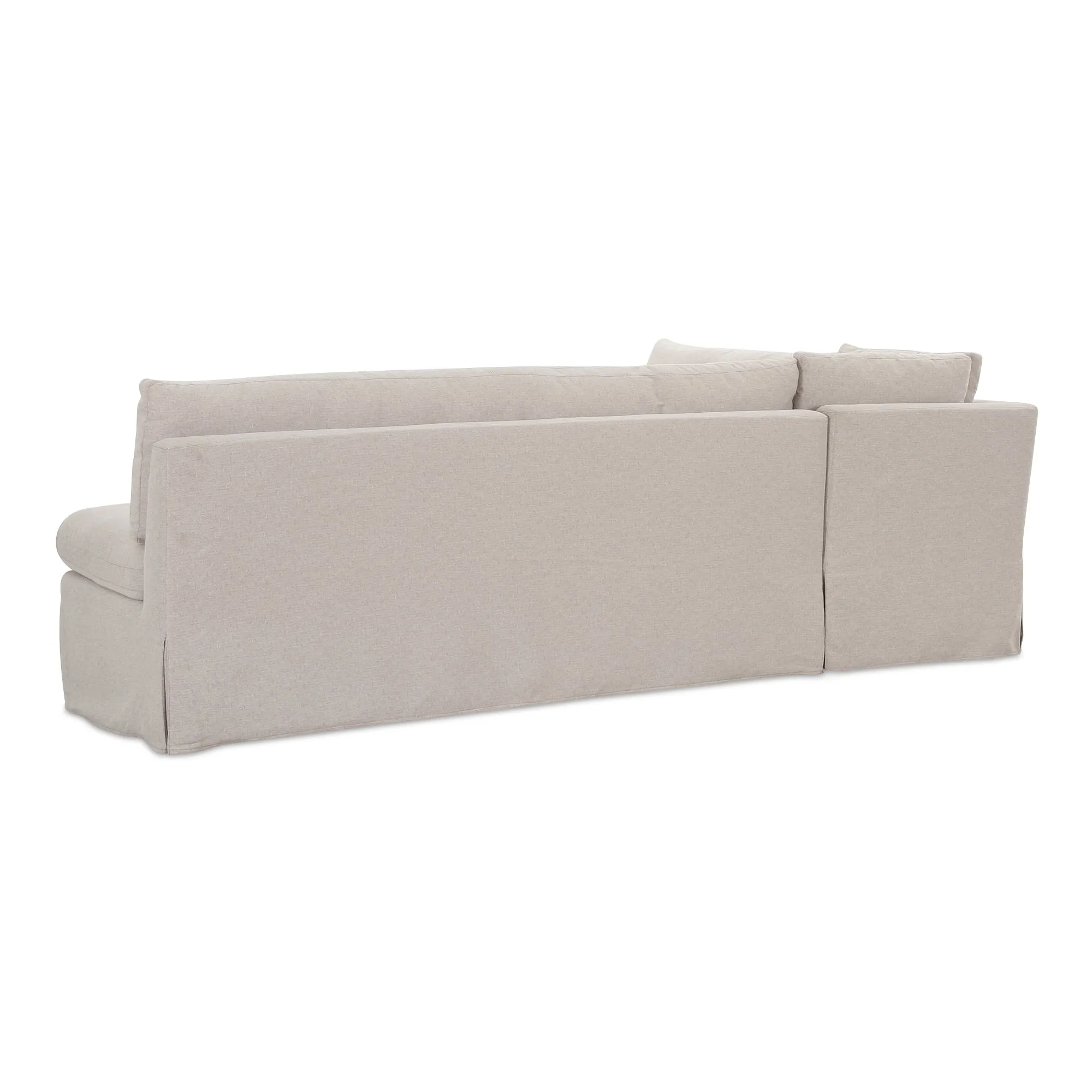 ModuVibe L-Shape Dining Banquette with Washable Slipcover