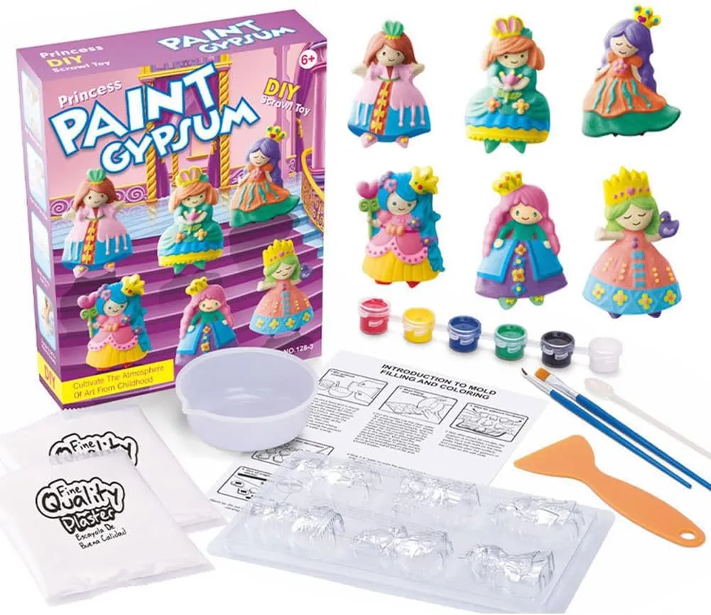 Mold & Paint Kids DIY Plaster Painting Sets
