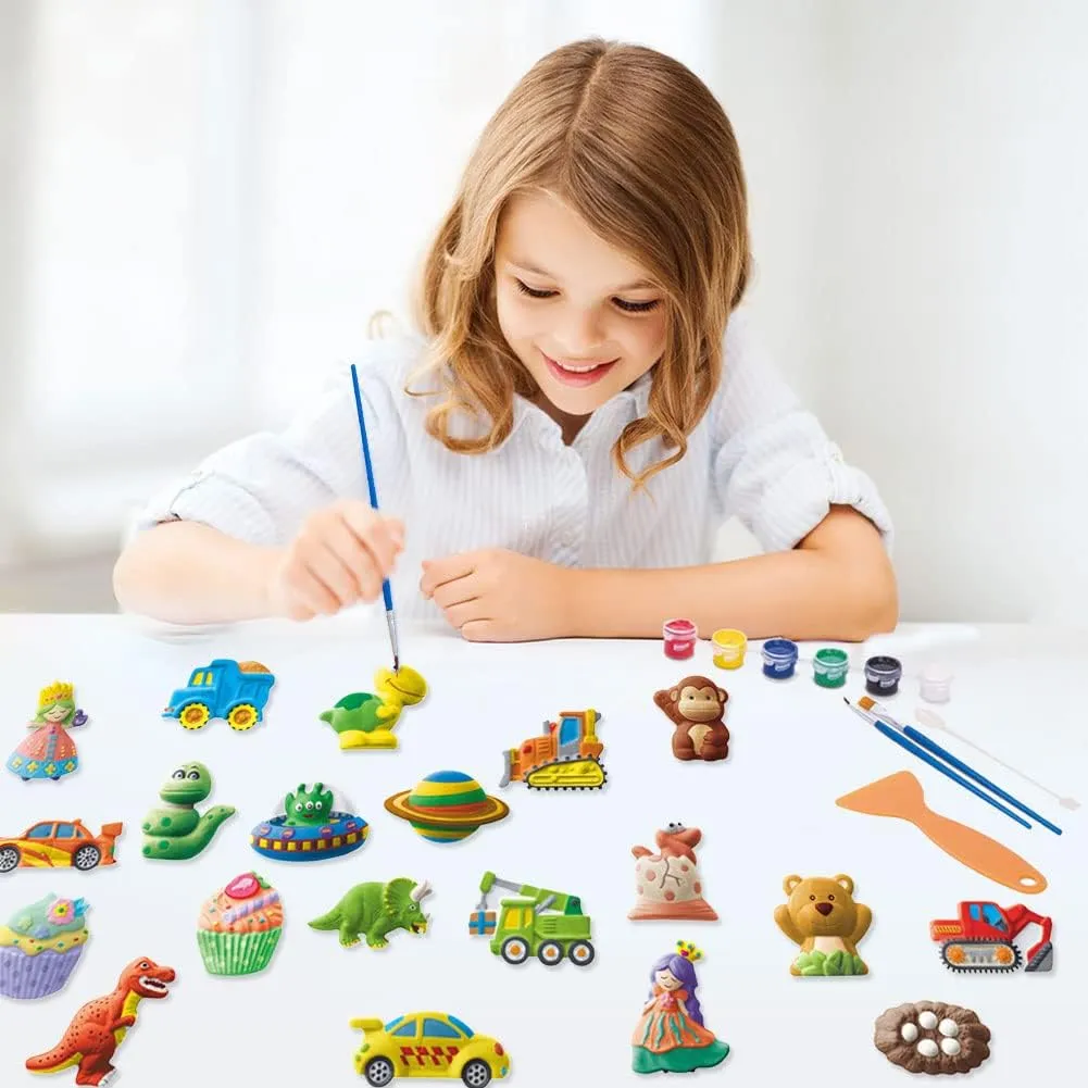 Mold & Paint Kids DIY Plaster Painting Sets