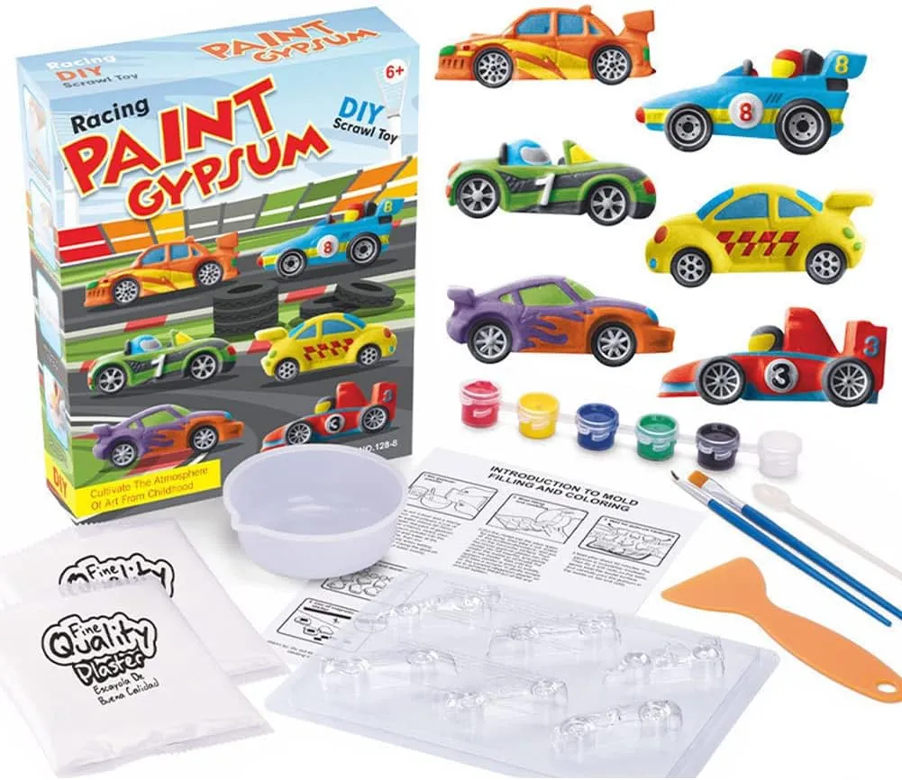 Mold & Paint Kids DIY Plaster Painting Sets