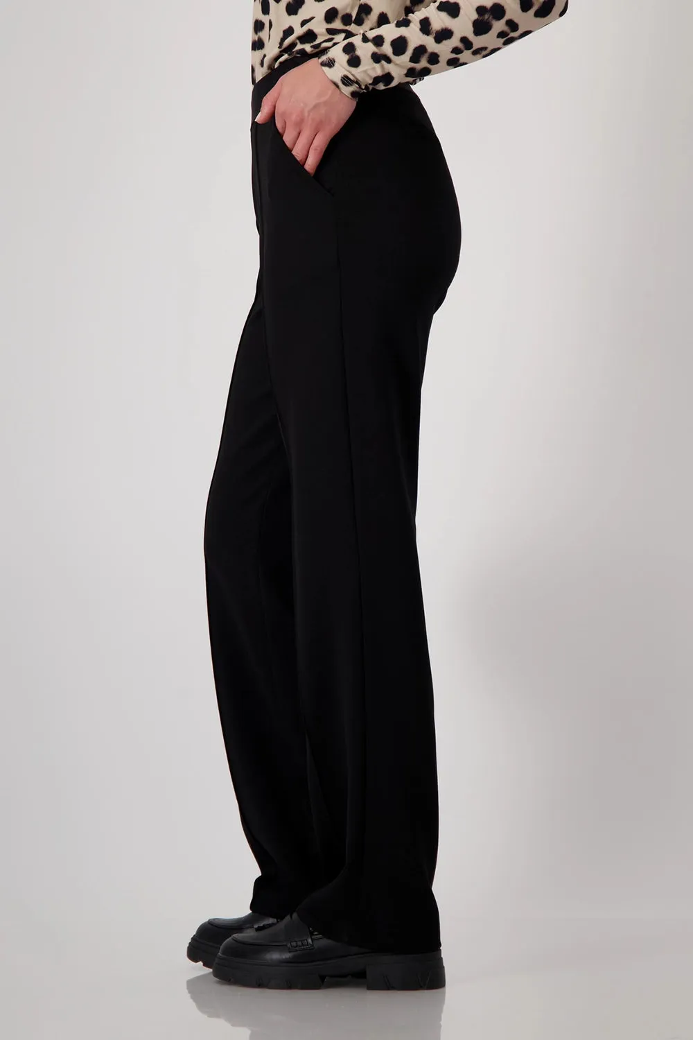 Monari Trousers with Script Ribbon 808495