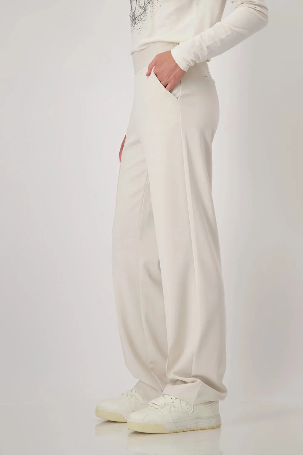 Monari Trousers with Script Ribbon 808495