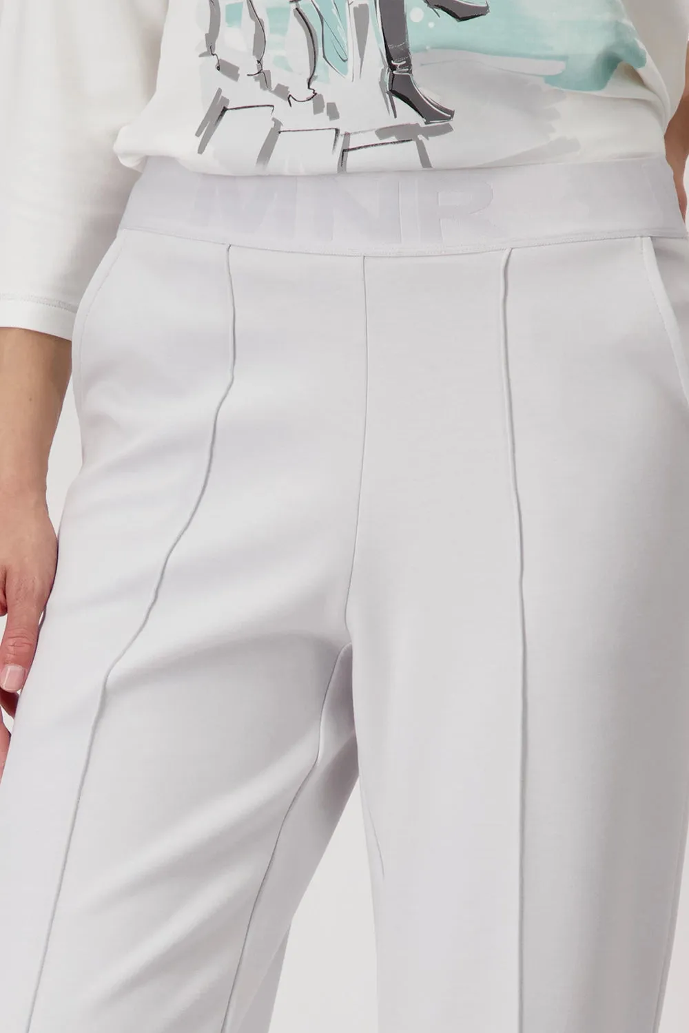 Monari Trousers with Script Ribbon 808495