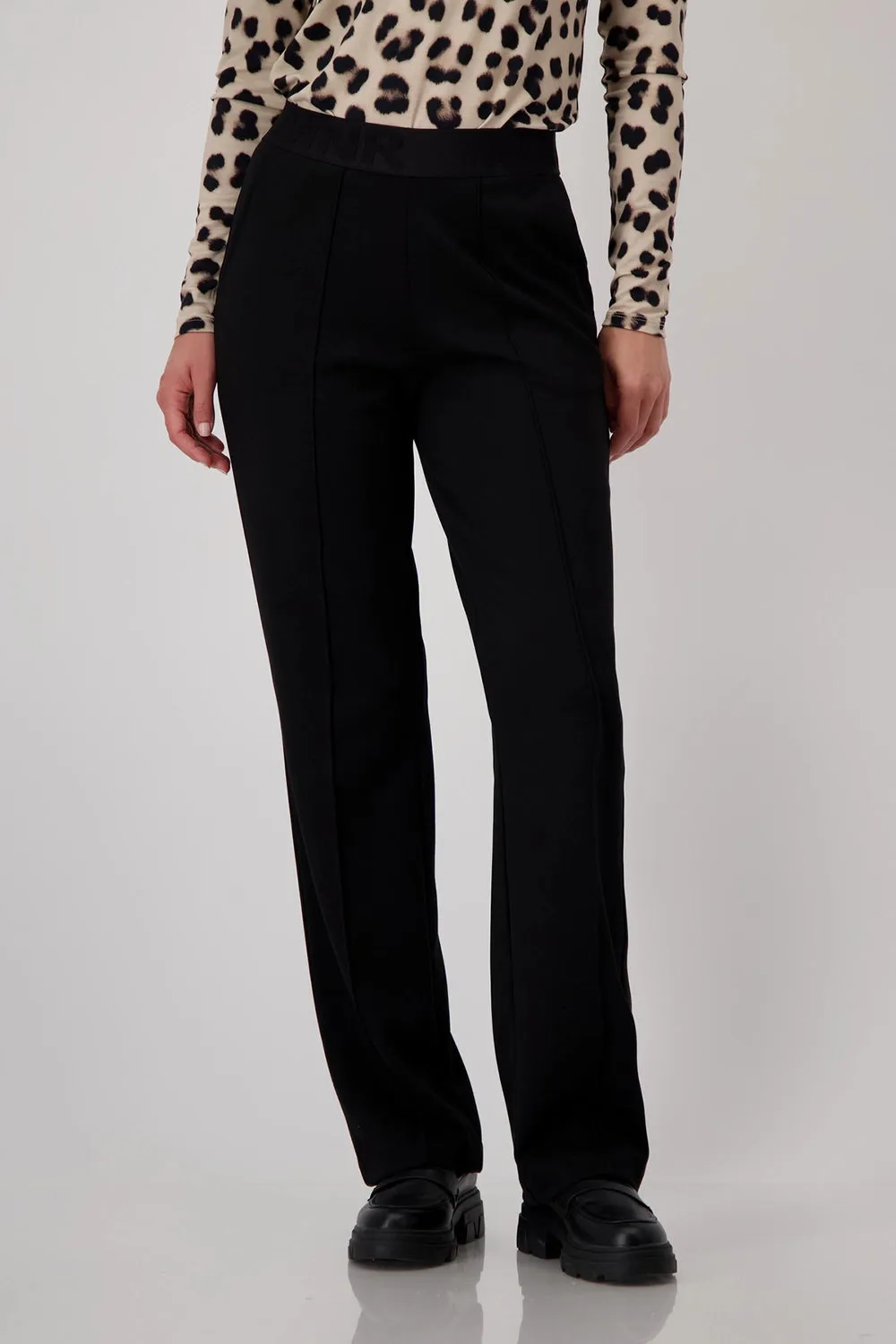 Monari Trousers with Script Ribbon 808495