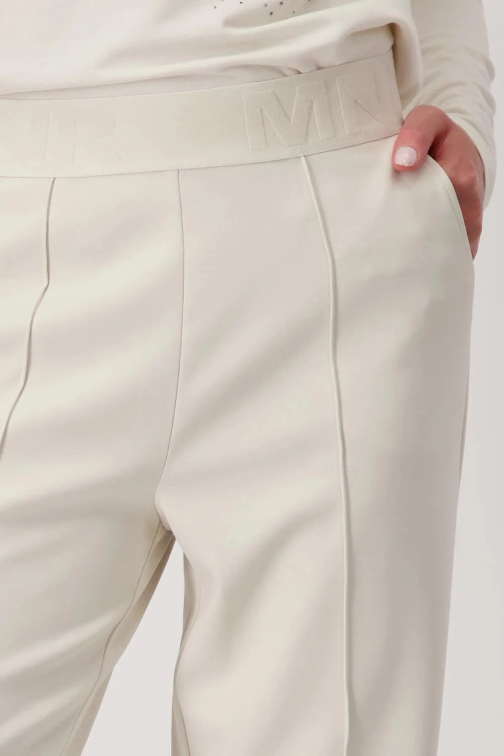 Monari Trousers with Script Ribbon 808495