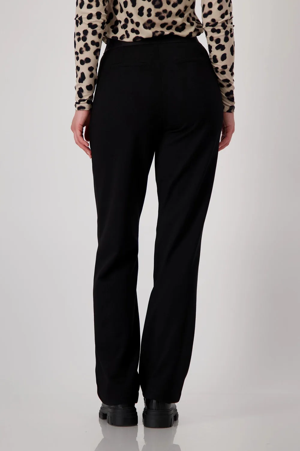 Monari Trousers with Script Ribbon 808495