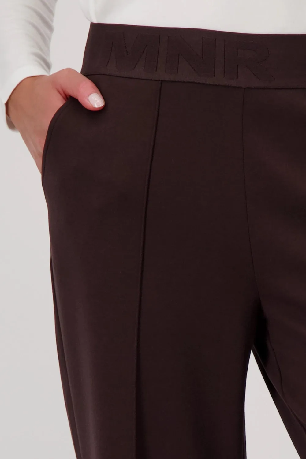 Monari Trousers with Script Ribbon 808495