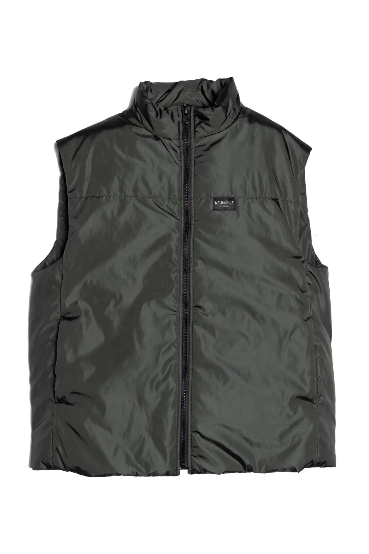 mono vest in wakame green