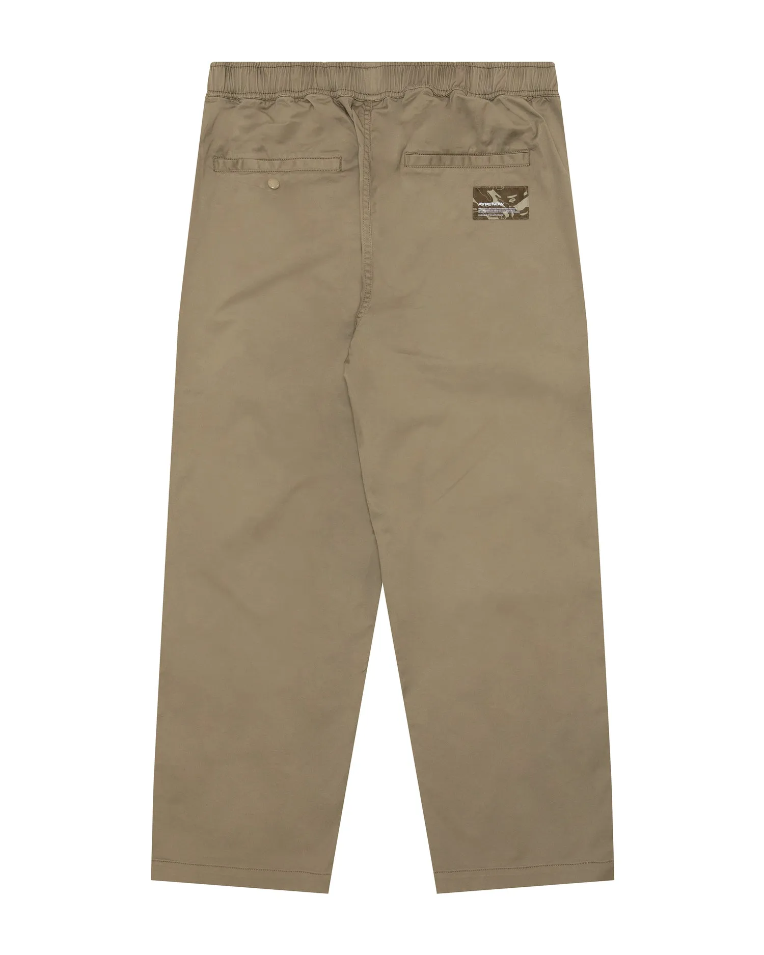 Moonface patch relaxed pants